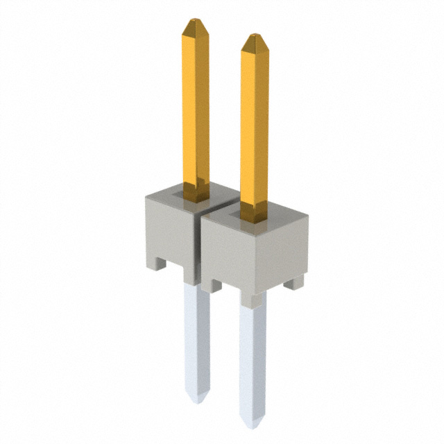 CONN HEADER VERT 2POS 2.54MM