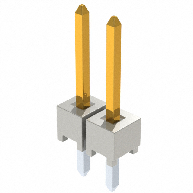 CONN HEADER VERT 2POS 2.54MM
