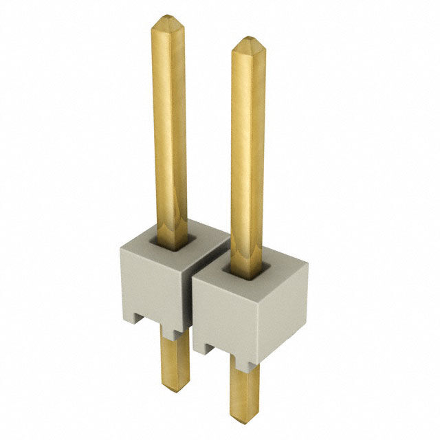 CONN HEADER VERT 2POS 2.54MM