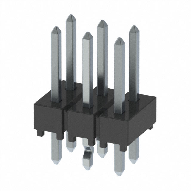 CONN HEADER VERT 6POS 2.54MM