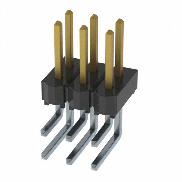CONN HEADER R/A 6POS 2.54MM