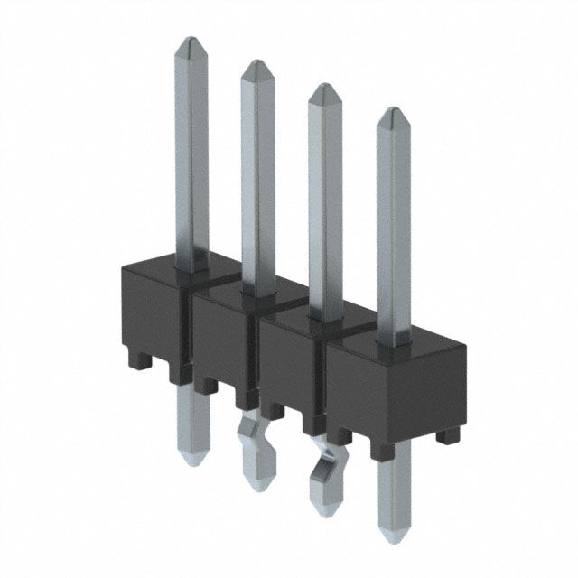 CONN HEADER VERT 4POS 2.54MM