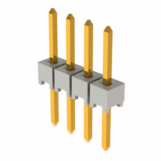 CONN HEADER VERT 4POS 2.54MM