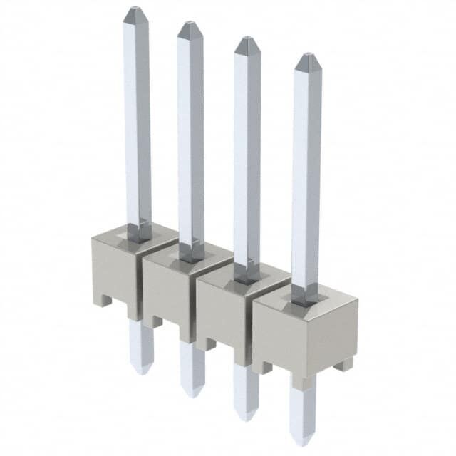 CONN HEADER VERT 4POS 2.54MM