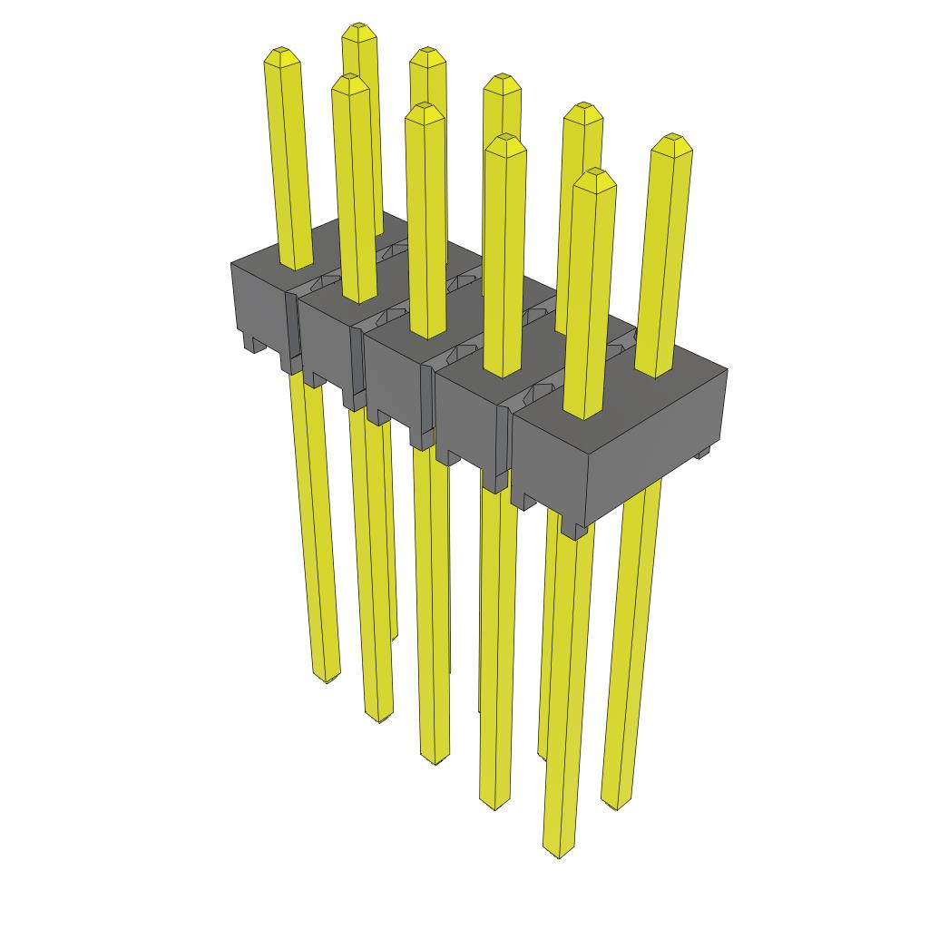 CONN HEADER VERT 10POS 2.54MM