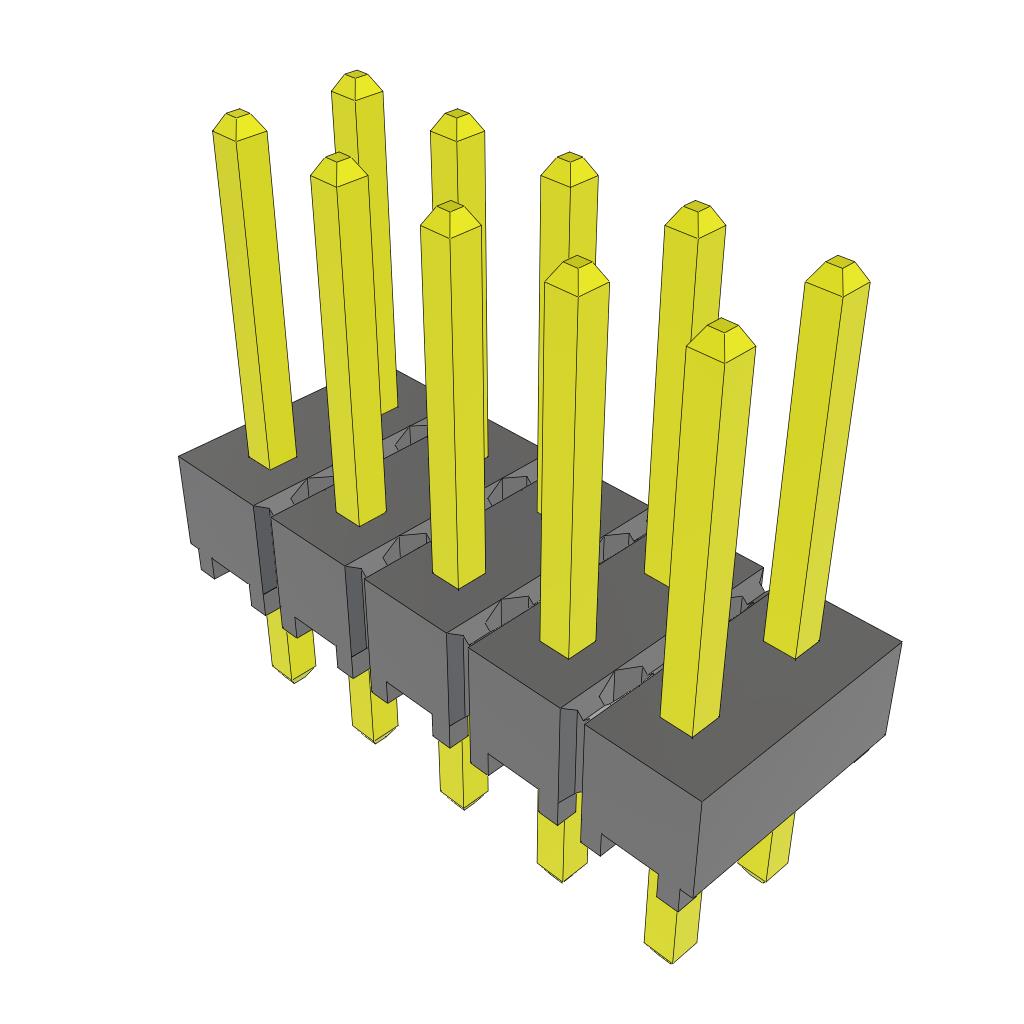 CONN HEADER VERT 10POS 2.54MM