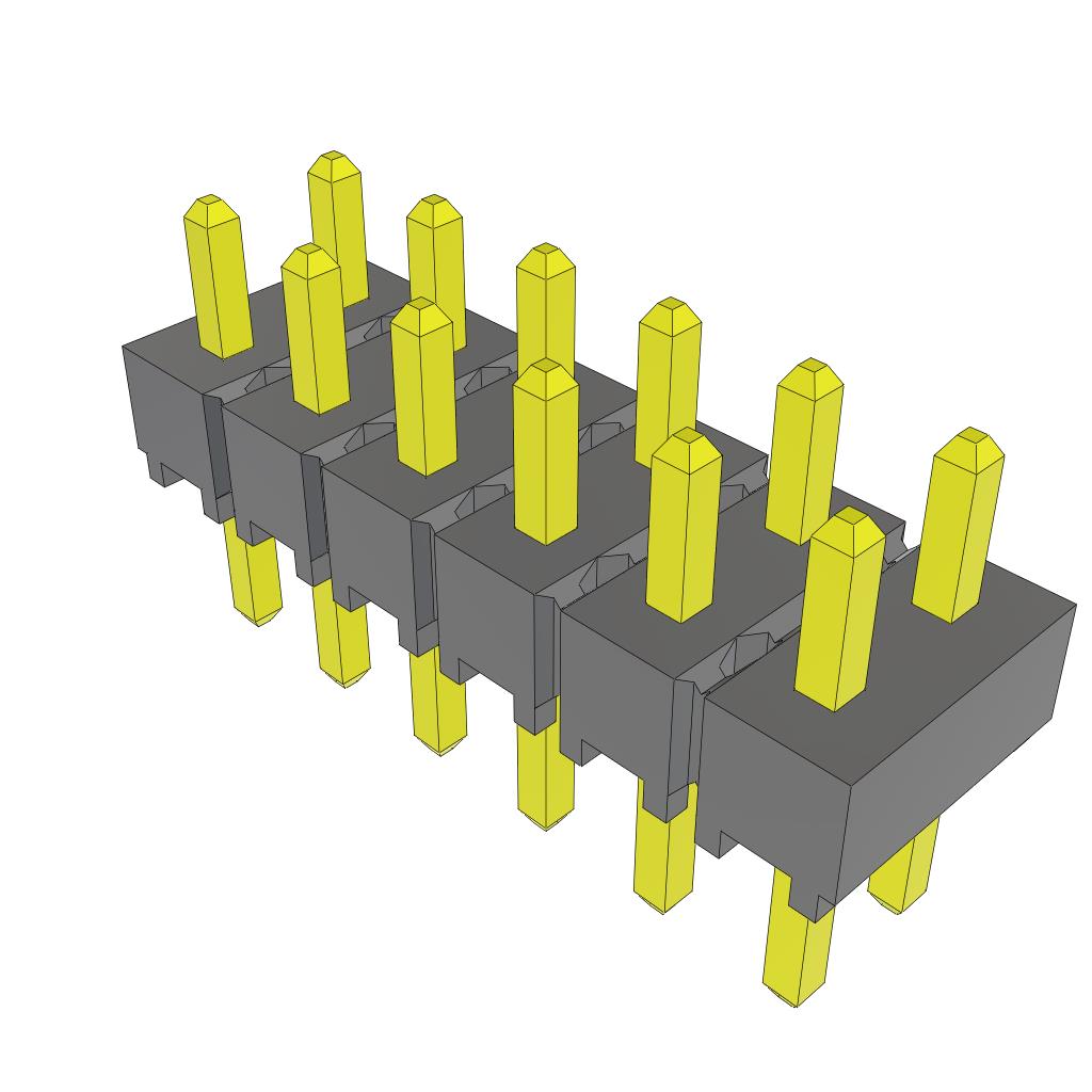 CONN HEADER VERT 12POS 2.54MM