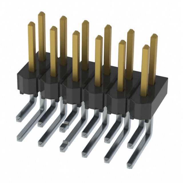 CONN HEADER R/A 12POS 2.54MM