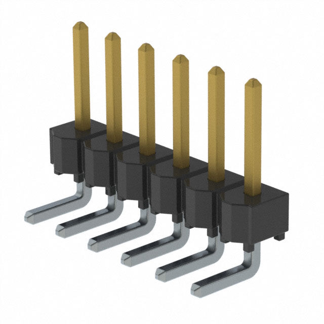 CONN HEADER R/A 6POS 2.54MM