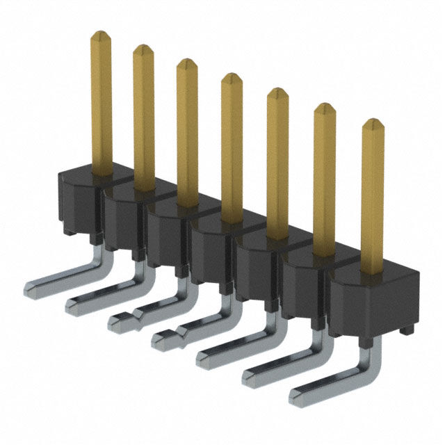 CONN HEADER R/A 7POS 2.54MM