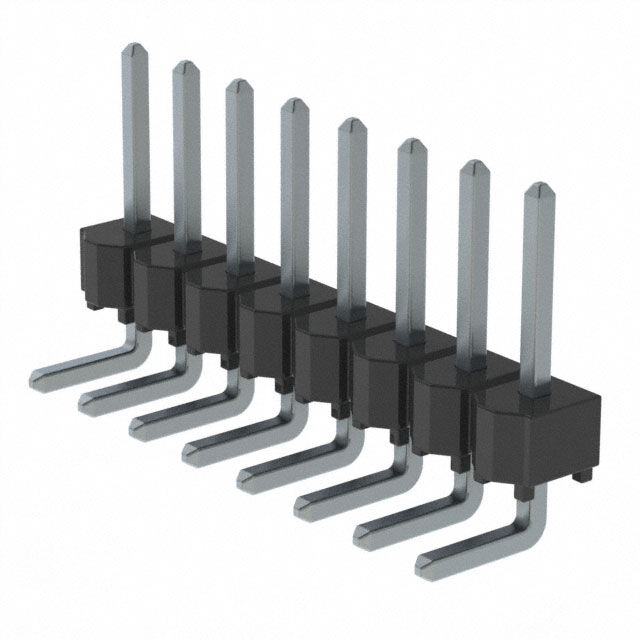 CONN HEADER R/A 8POS 2.54MM