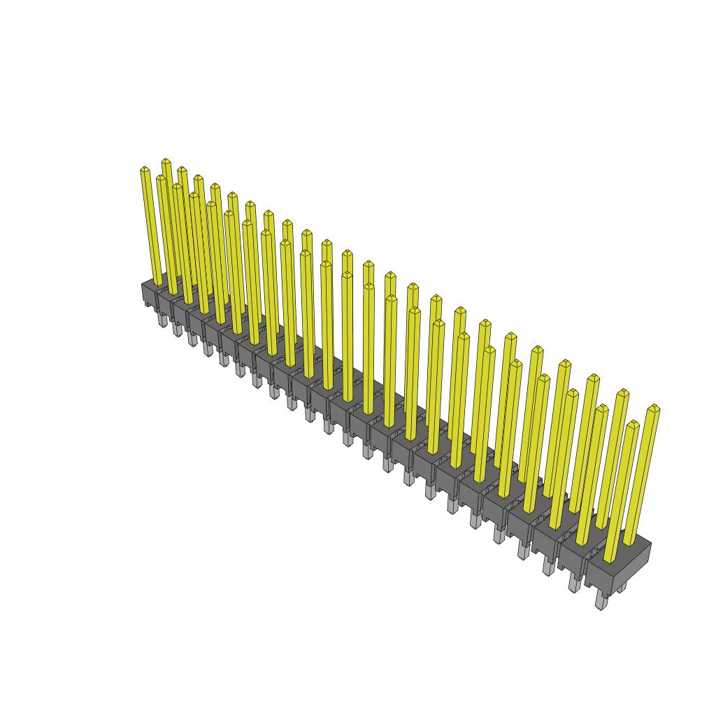 CONN HEADER VERT 46POS 2.54MM