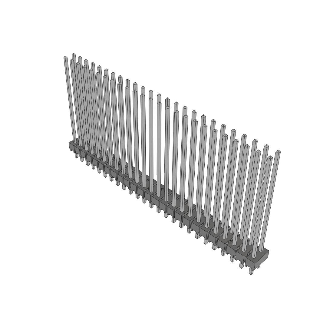 CONN HEADER VERT 50POS 2.54MM
