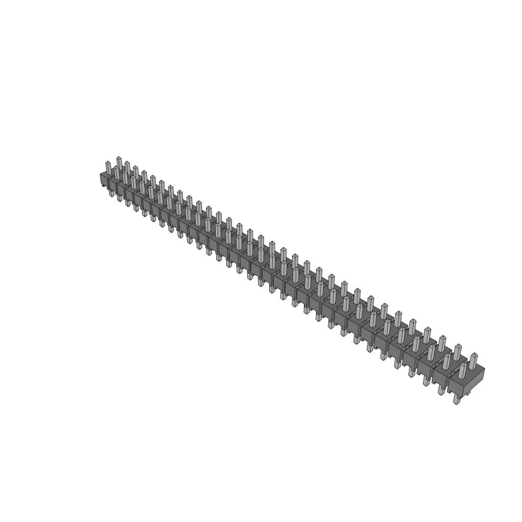 CONN HEADER VERT 64POS 2.54MM