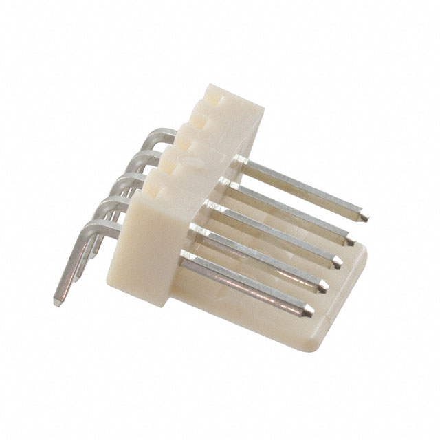 CONN HEADER R/A 5POS 2.54MM