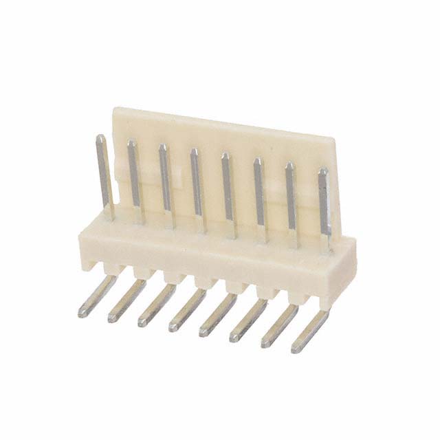 CONN HEADER R/A 8POS 2.54MM