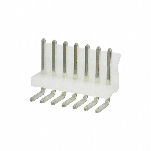 CONN HEADER R/A 7POS 3.96MM