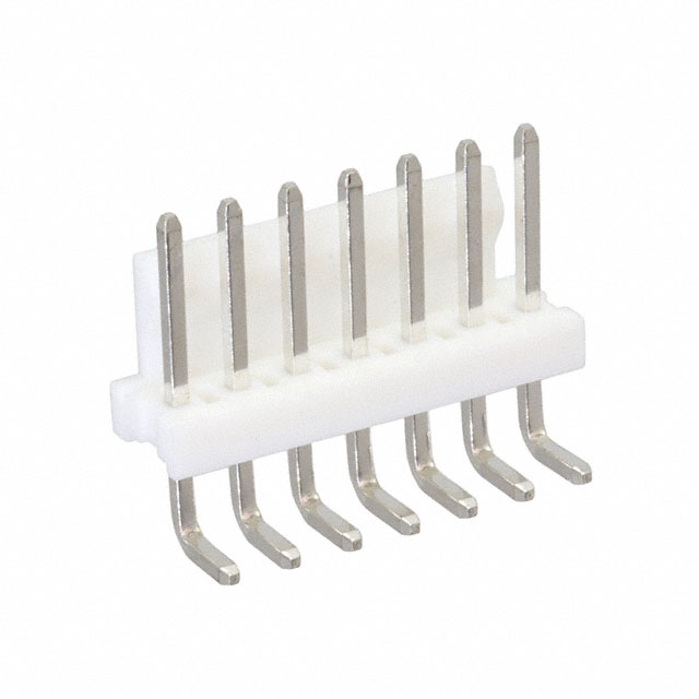CONN HEADER R/A 7POS 3.96MM