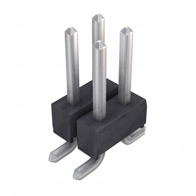 CONN HEADER SMD 4POS 2.54MM