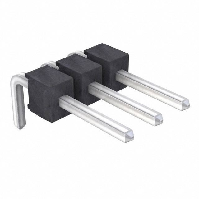 CONN HEADER R/A 3POS 2.54MM