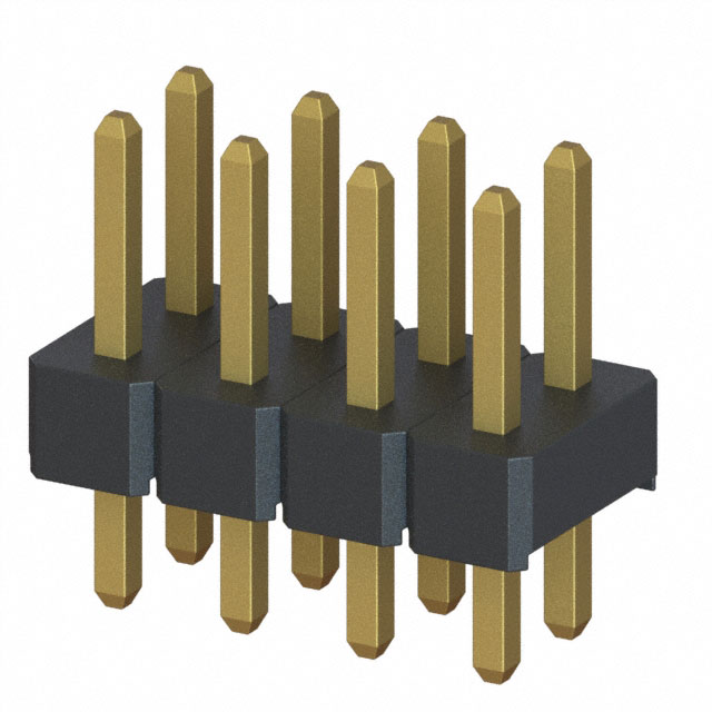 CONN HEADER VERT 8POS 2MM
