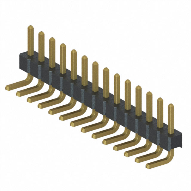 CONN HEADER R/A 14POS 2MM