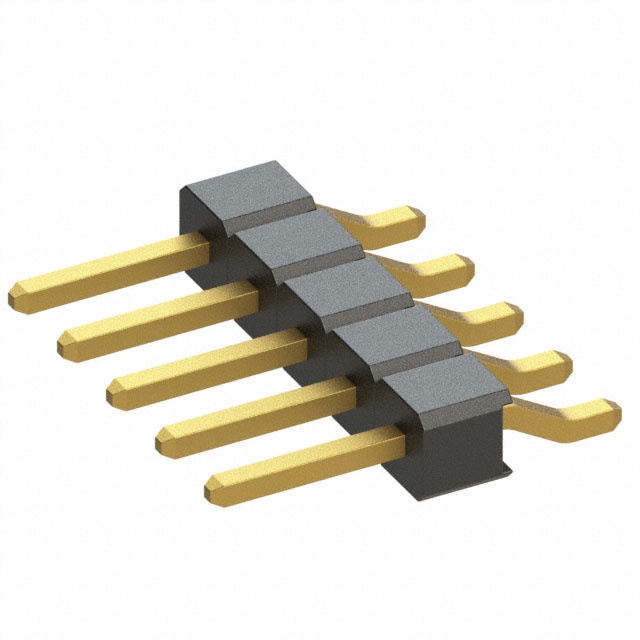 CONN HEADER SMD R/A 5POS 2MM