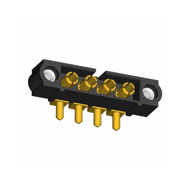 CONN HEADER R/A 4POS 4MM