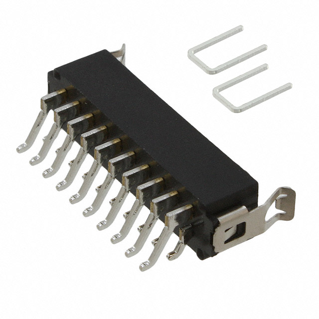 CONN HEADER SMD R/A 20POS 2MM