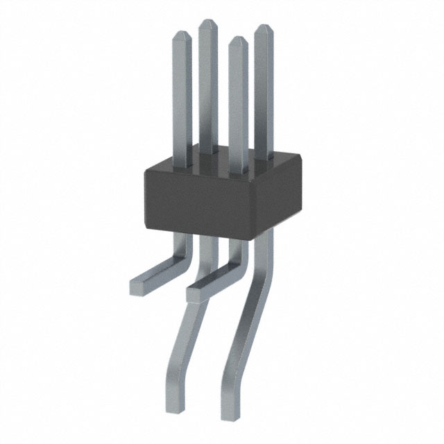 CONN HEADER SMD R/A 4POS 2MM