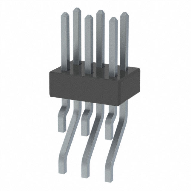CONN HEADER SMD R/A 6POS 2MM