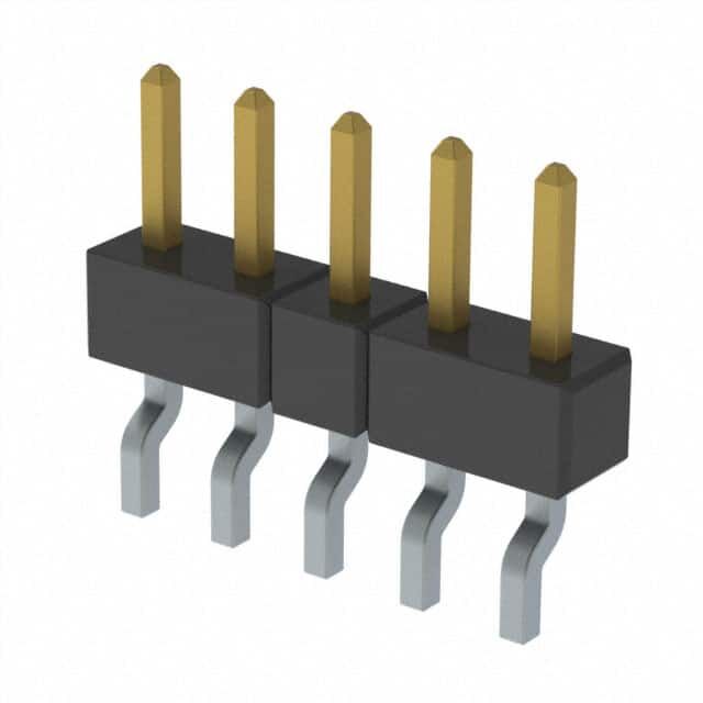 CONN HEADER SMD R/A 5POS 2MM