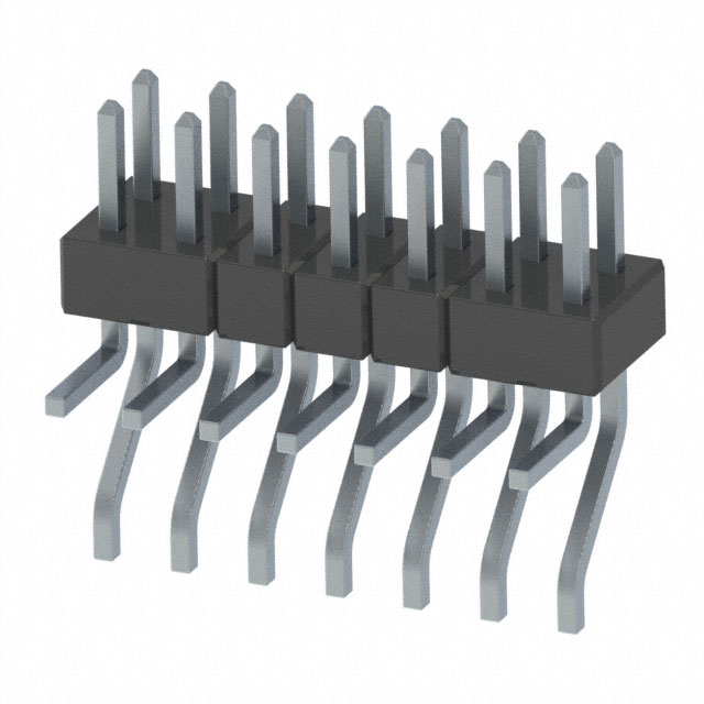CONN HEADER SMD R/A 14POS 2MM
