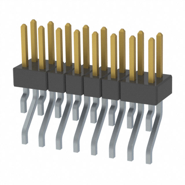 CONN HEADER SMD R/A 16POS 2MM
