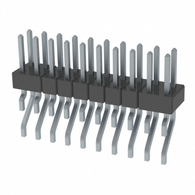CONN HEADER SMD R/A 20POS 2MM