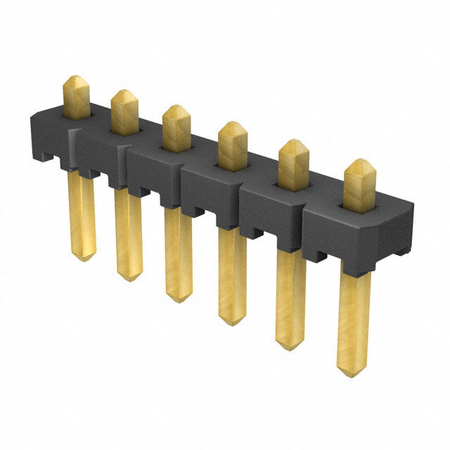 CONN HEADER VERT 6POS 2.54MM
