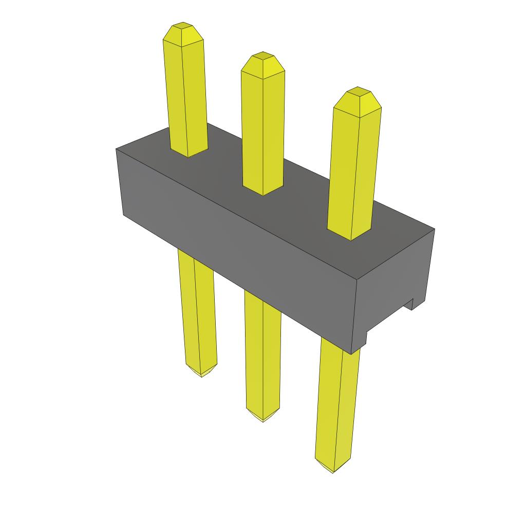 CONN HEADER VERT 3POS 2MM