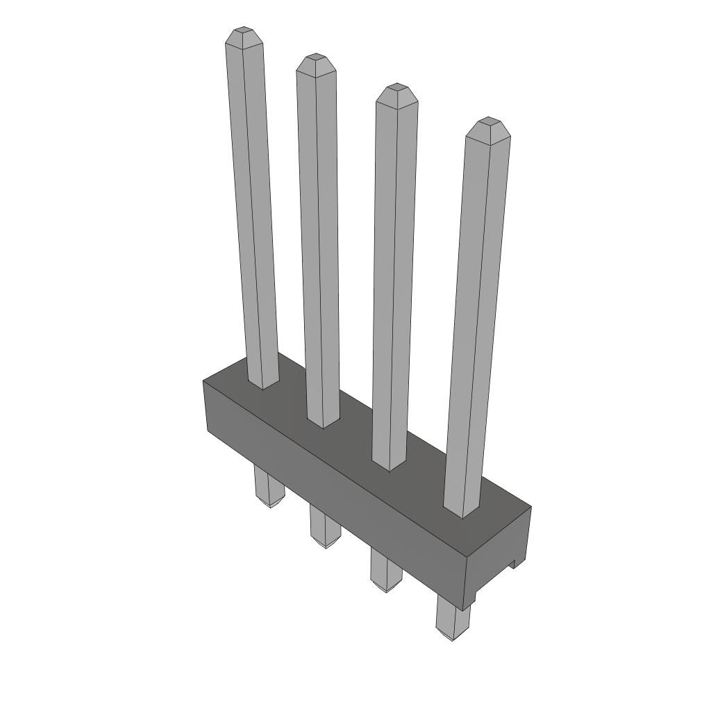 CONN HEADER VERT 4POS 2MM