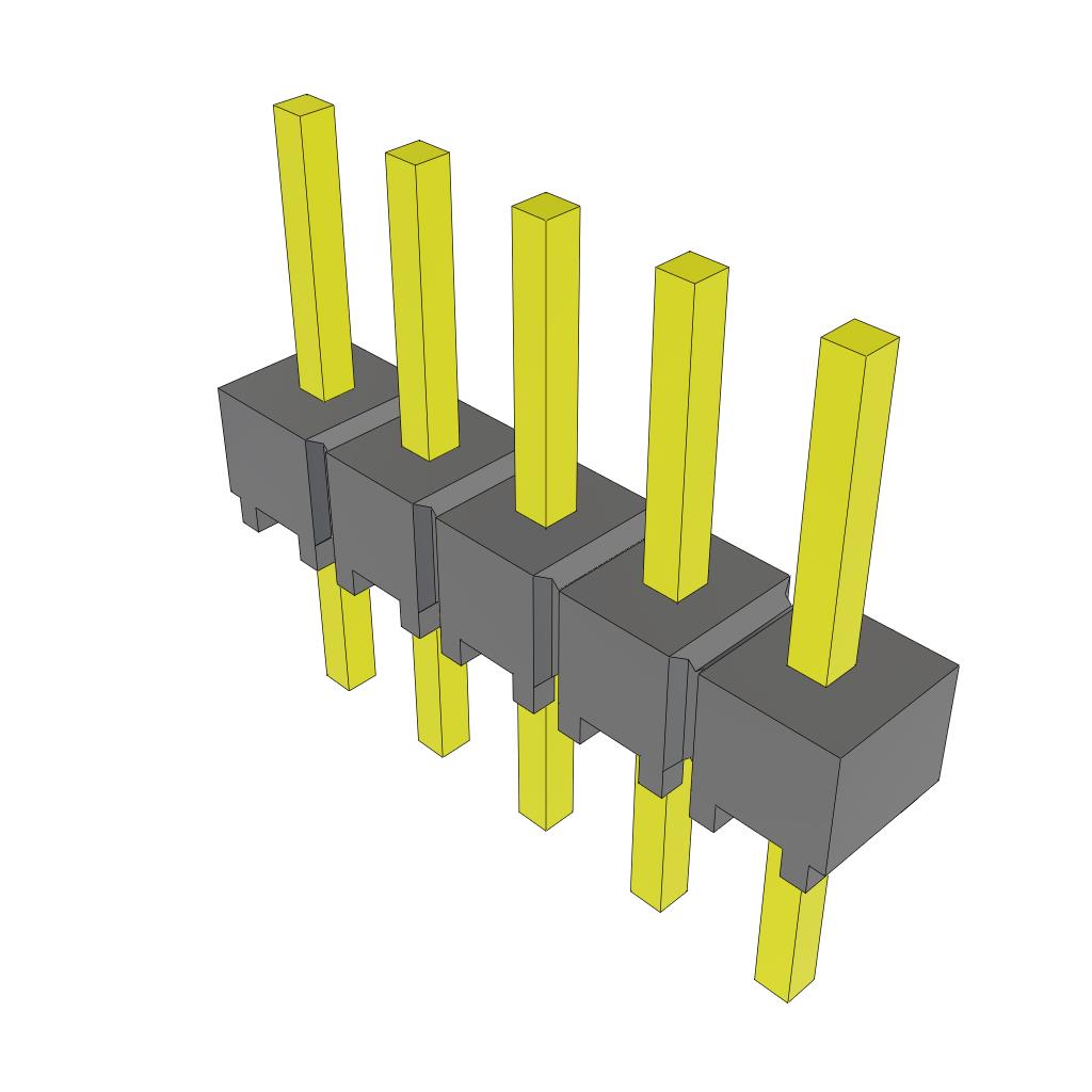 CONN HEADER VERT 5POS 2.54MM