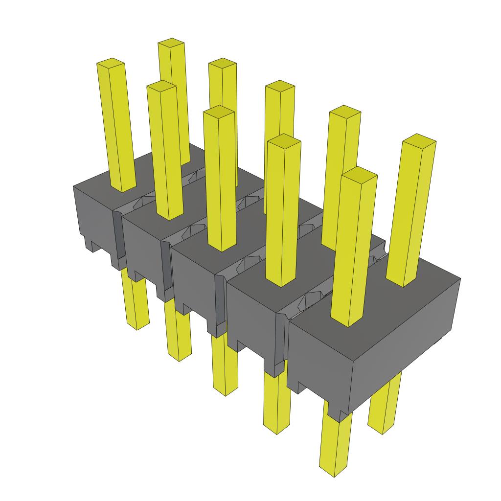 CONN HEADER VERT 10POS 2.54MM