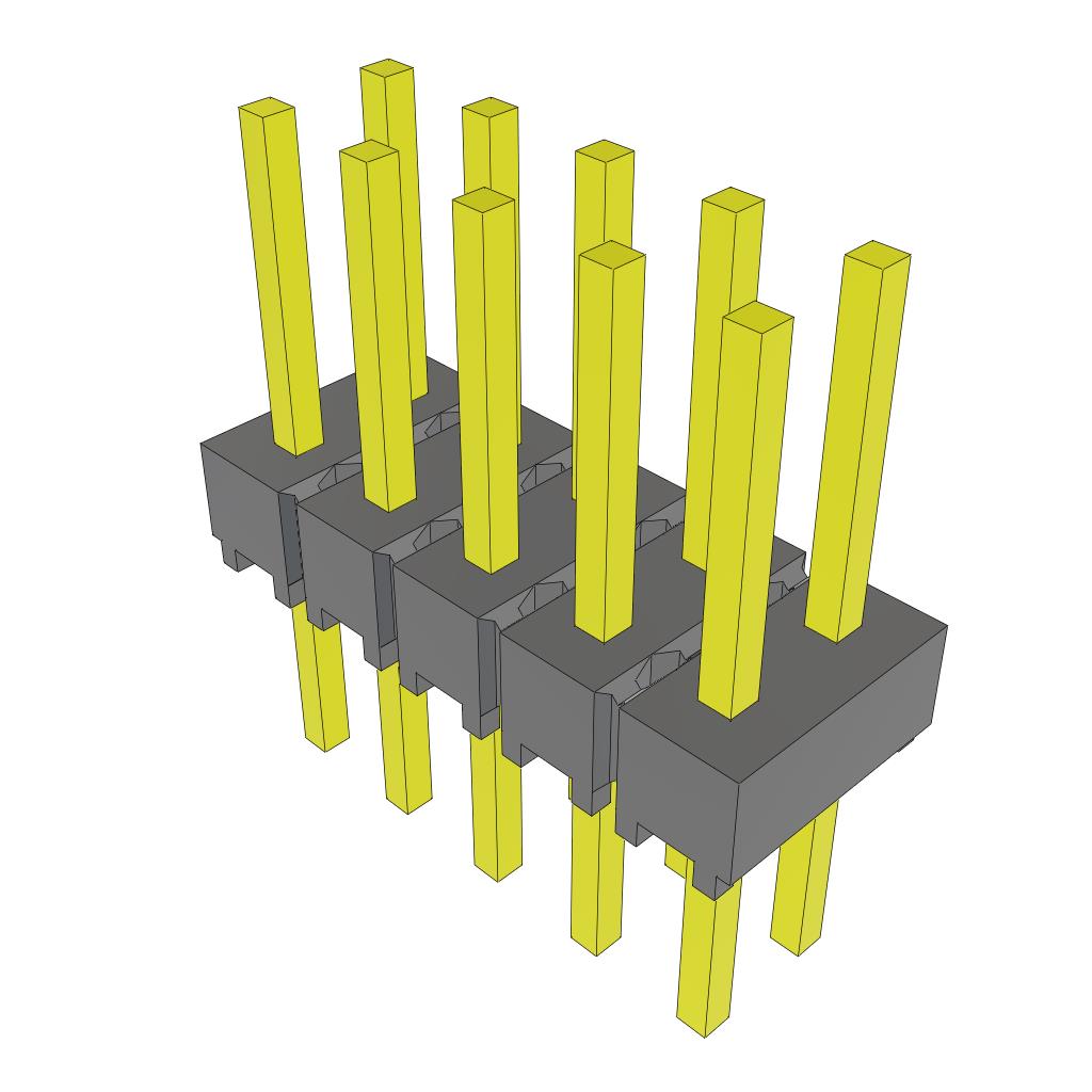 CONN HEADER VERT 10POS 2.54MM