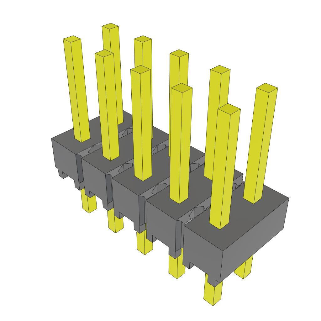 CONN HEADER VERT 10POS 2.54MM