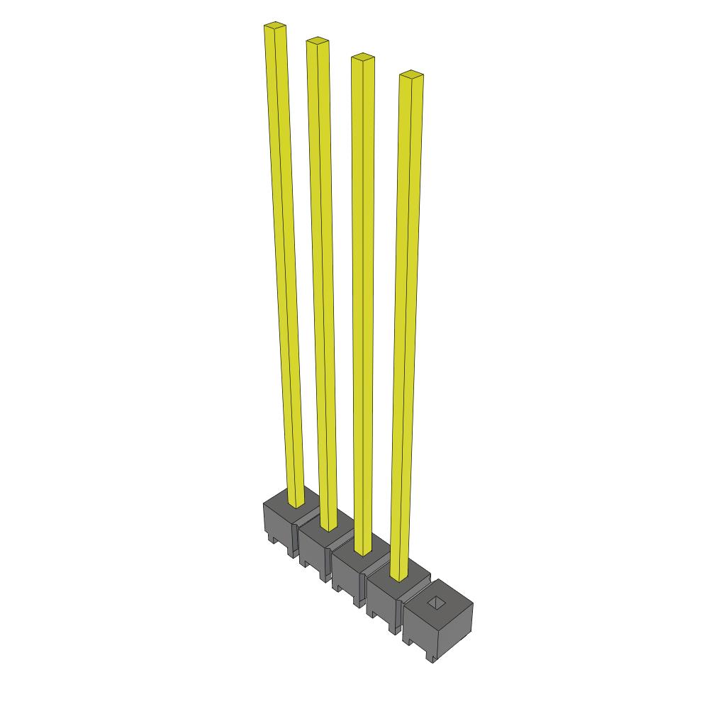 CONN HEADER VERT 5POS 2.54MM