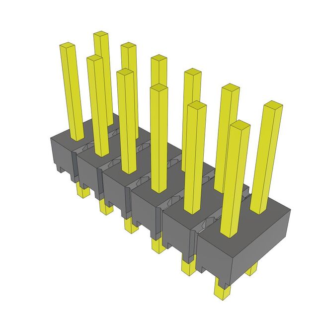 CONN HEADER VERT 12POS 2.54MM