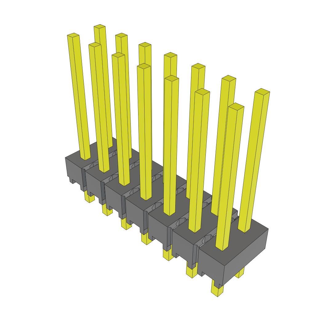 CONN HEADER VERT 14POS 2.54MM