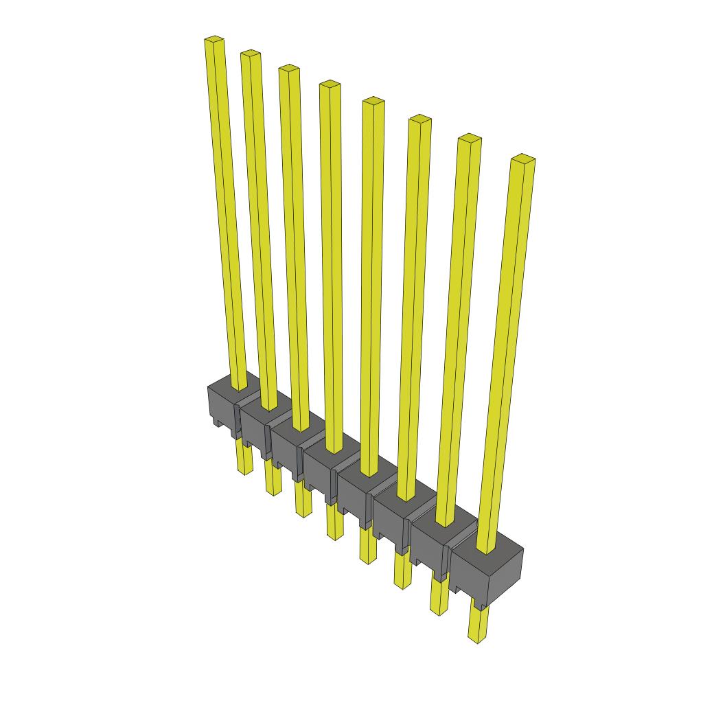 CONN HEADER VERT 8POS 2.54MM