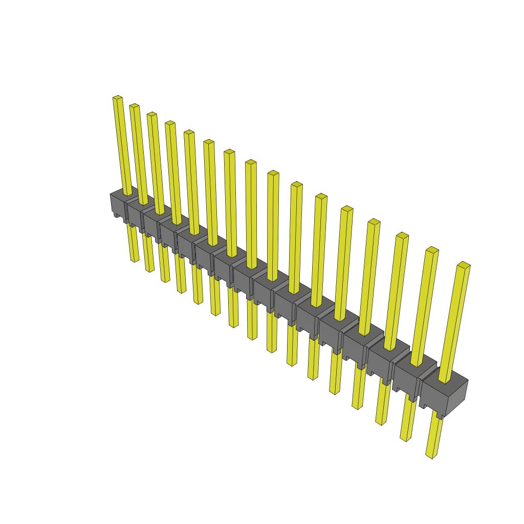 CONN HEADER VERT 16POS 2.54MM