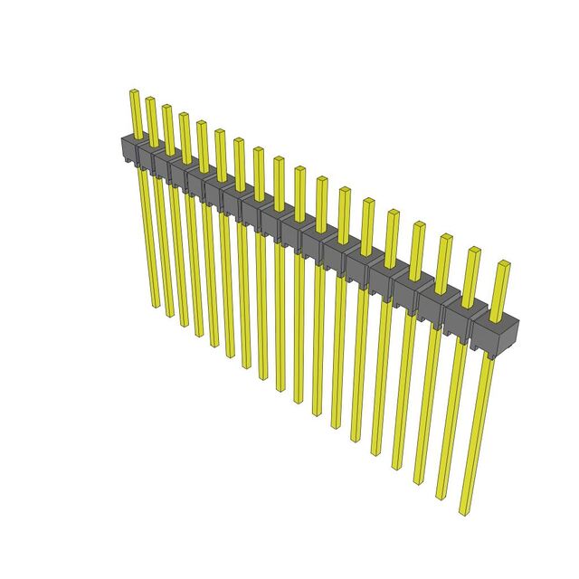 CONN HEADER VERT 18POS 2.54MM