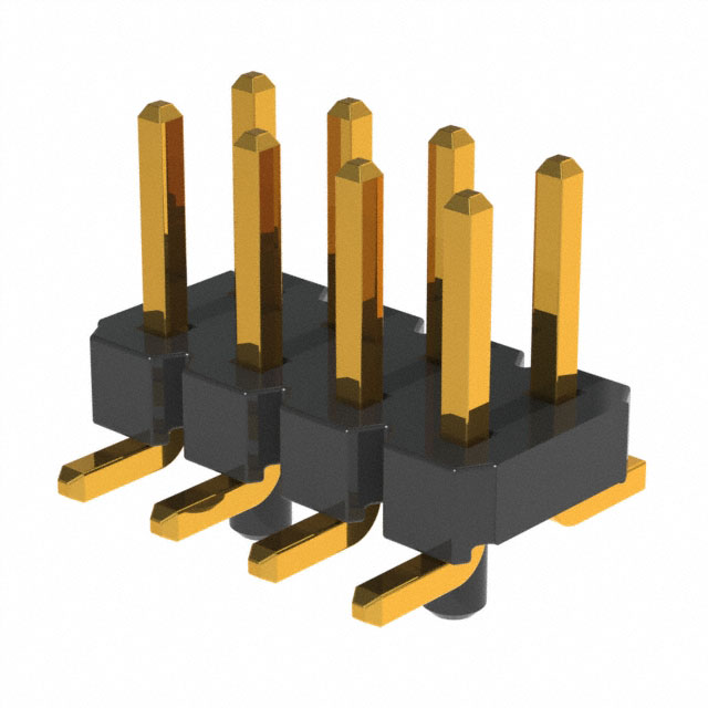 CONN HEADER SMD 8POS 2MM