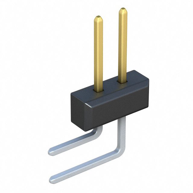 CONN HEADER R/A 2POS